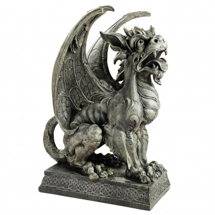 Toscano Saint Ambrose Gate Gargoyle Sentinel Statue - Argos
