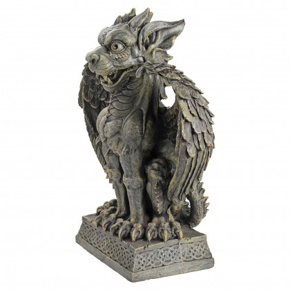Toscano Saint Ambrose Gate Gargoyle Sentinel Statue - Boden