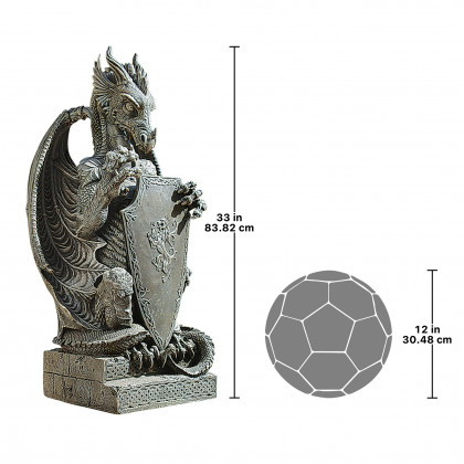 Toscano - The Grande Dragon Sentinel Statue
