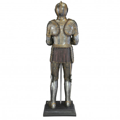 Toscano - Knight Guard Medieval Armor Statue with Sword
