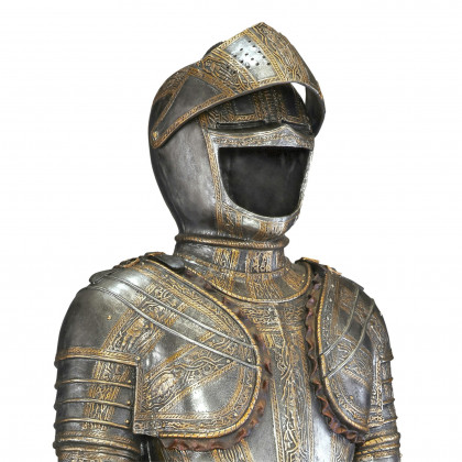 Toscano - Knight Guard Medieval Armor Statue with Sword