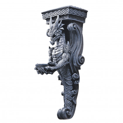 Toscano - Dragons of Darkmoor Castle Wall Caryatid