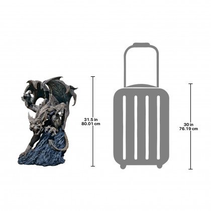 Toscano - ScatheusGuardian of the Shadows Gargoyle Statue