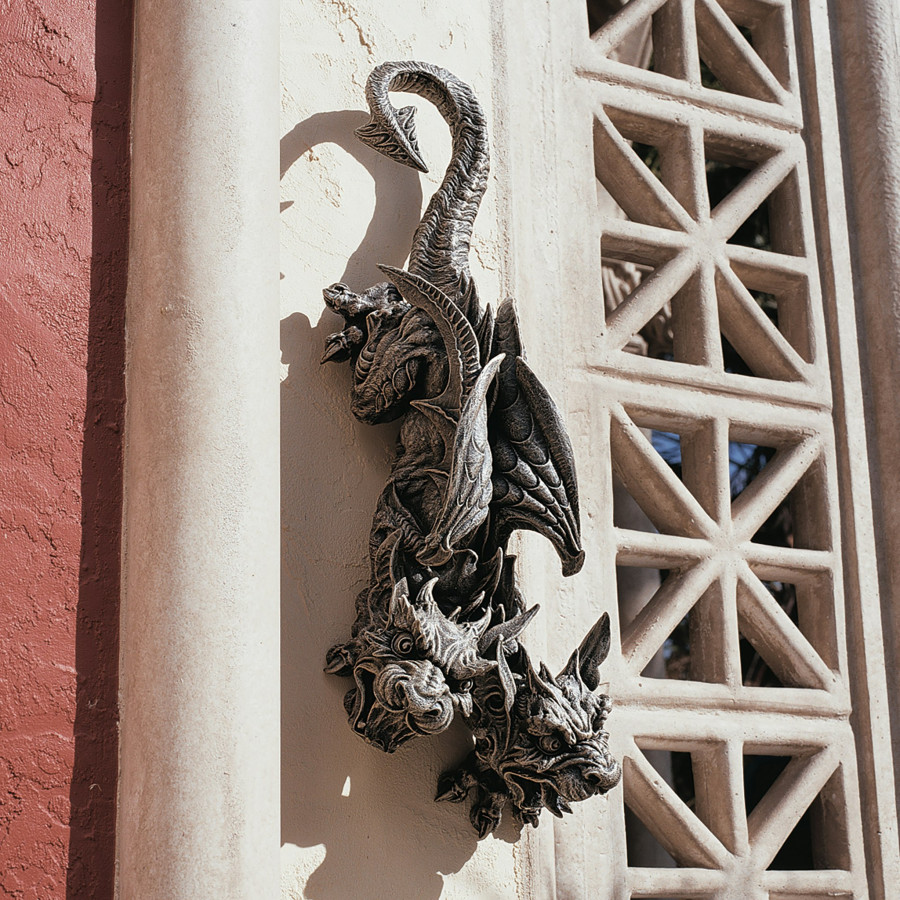 Toscano - Double Trouble Gothic Gargoyle Hanging Wall Sculpture