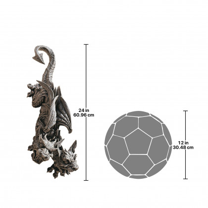 Toscano - Double Trouble Gothic Gargoyle Hanging Wall Sculpture