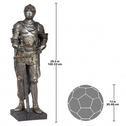 Toscano - The King Guard Half-Scale Sculptural Knight Replica