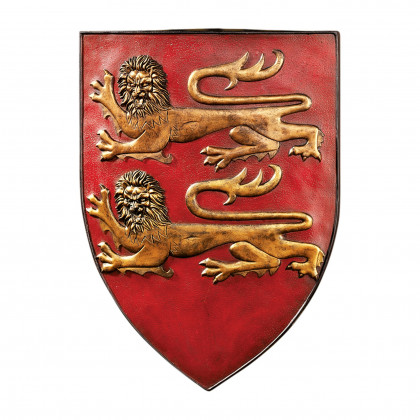 Toscano - Grand Arms of France Sculptural Wall Shield in William of Normandy