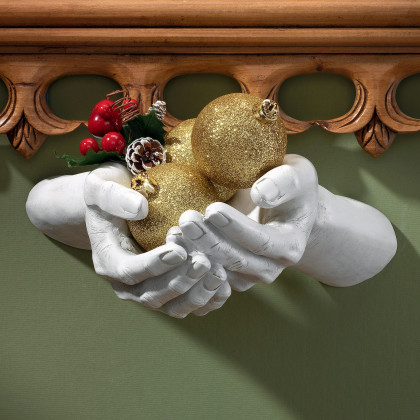 Toscano - The Offering Hands Wall Sculpture