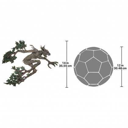 Toscano - Tree Spirit of Sleepy Hollow Greenman Wall Sculpture
