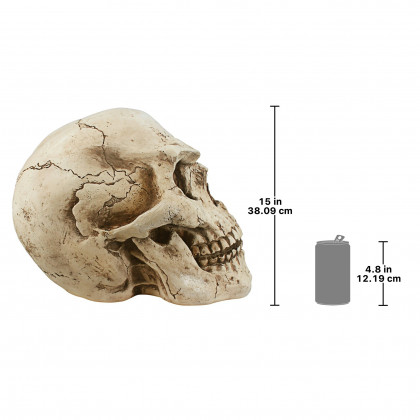 Toscano - Sinister Simon Giant Skull Statue