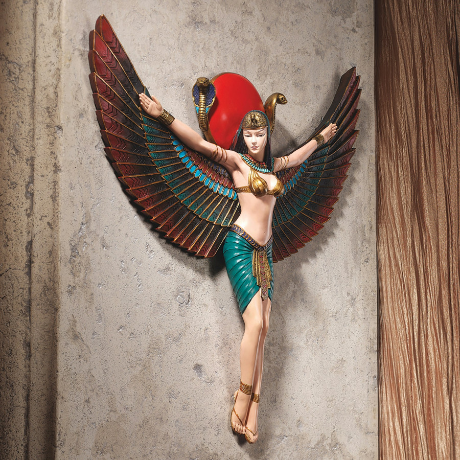 Toscano - Egyptian Goddess Isis Wall Sculpture