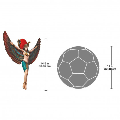 Toscano - Egyptian Goddess Isis Wall Sculpture