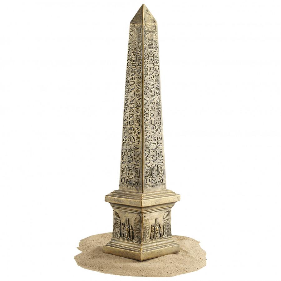 Toscano - Golden Obelisk of Ancient Egypt Statue