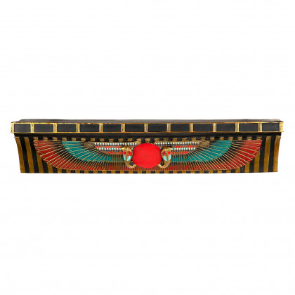 Toscano - Sacred Ur-Uatchi Ceremonial Offering Pediment Wall Shelf in Designer Resin