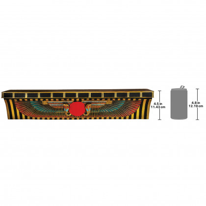Toscano - Sacred Ur-Uatchi Ceremonial Offering Pediment Wall Shelf in Designer Resin