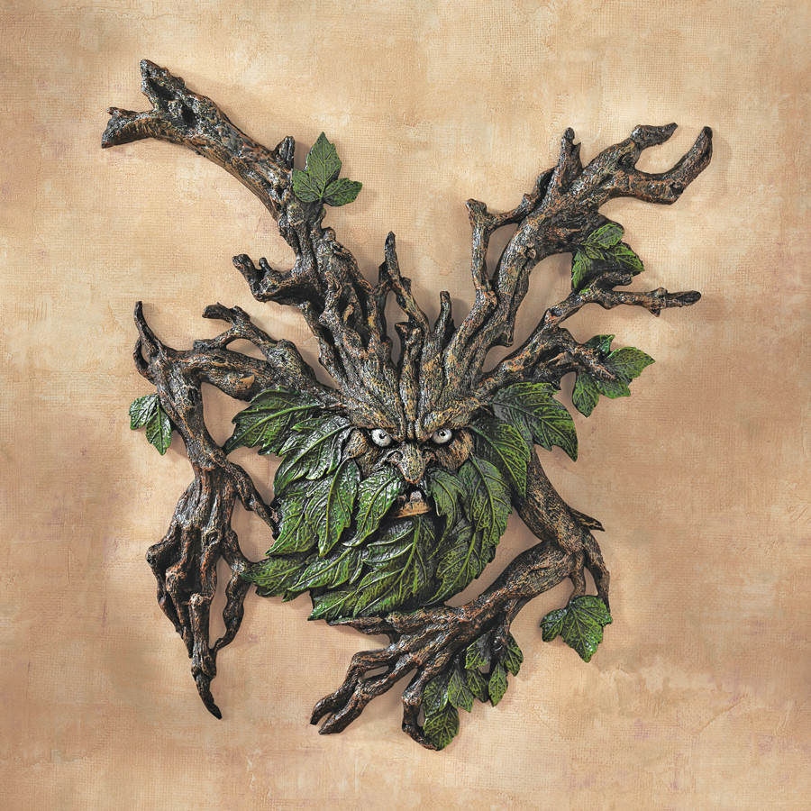 Toscano - Crotchety Crank Tree Ent Greenman Wall Sculpture