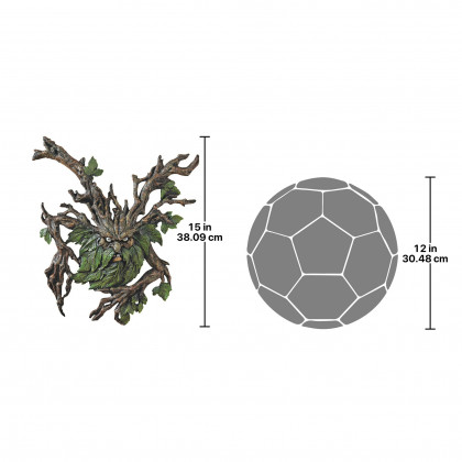 Toscano - Crotchety Crank Tree Ent Greenman Wall Sculpture