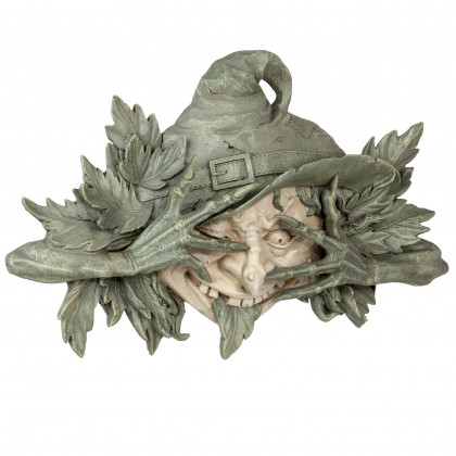 Toscano - The Poison Ivy Forest Witch Greenman Wall Sculpture