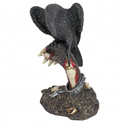Toscano - The Raven Perch Zombie Statue
