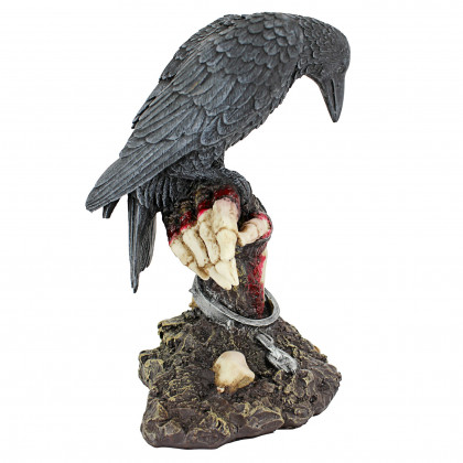 Toscano - The Raven Perch Zombie Statue