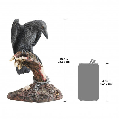 Toscano - The Raven Perch Zombie Statue