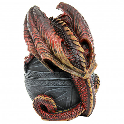 Toscano - Dragon Protector of the Celtic Orb Sculptural Box