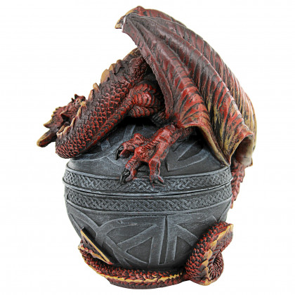 Toscano - Dragon Protector of the Celtic Orb Sculptural Box