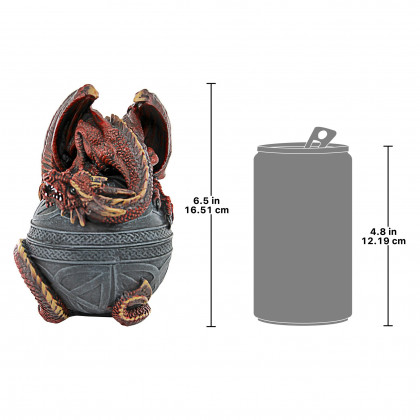 Toscano - Dragon Protector of the Celtic Orb Sculptural Box