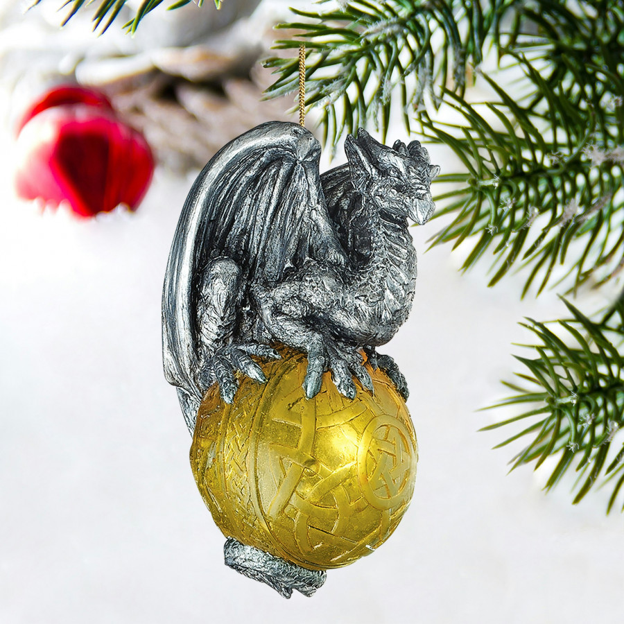 Toscano - Protector of the Gothic Portal Celtic Dragon 2010 Holiday Ornament