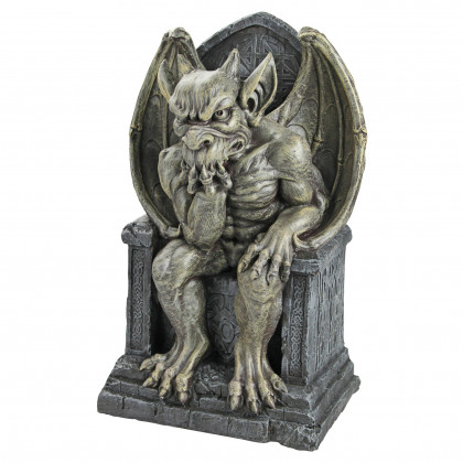 Toscano Hemlock Gargoyle Throne Statue - Large