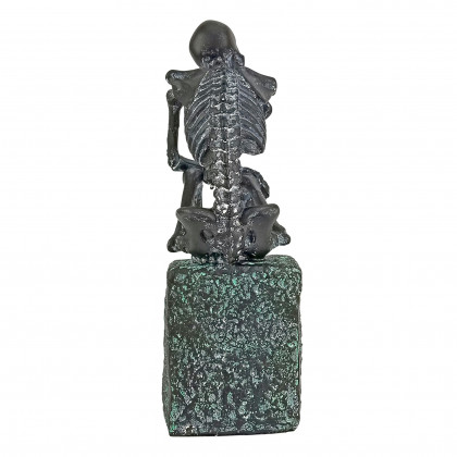 Toscano - The Skeleton Thinker Statue