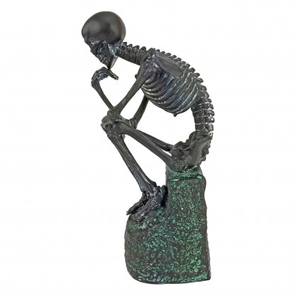 Toscano - The Skeleton Thinker Statue