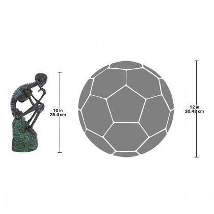 Toscano - The Skeleton Thinker Statue