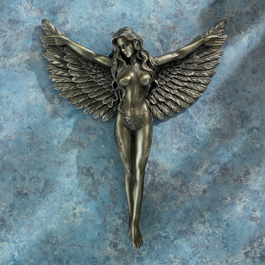 Toscano - Spirit Dreamer Healing Angel Wall Sculpture
