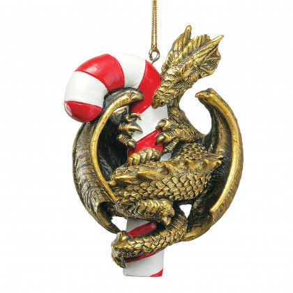 Toscano - Dragon with a Sweet Tooth Holiday Ornament