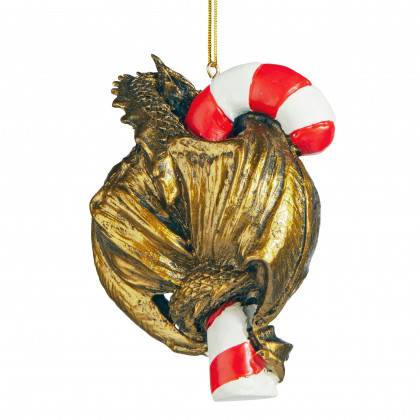 Toscano - Dragon with a Sweet Tooth Holiday Ornament