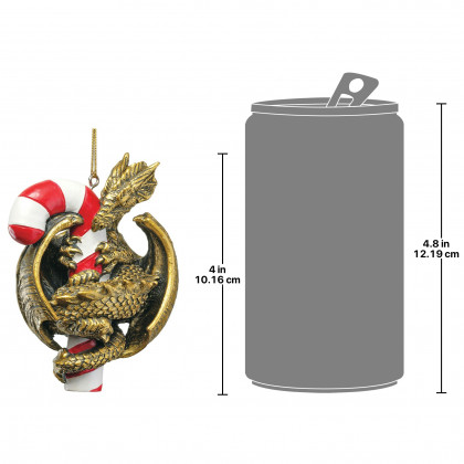 Toscano - Dragon with a Sweet Tooth Holiday Ornament