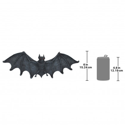 Toscano - Vampire Bat Sculptural Hooked Wall Hanger in Large