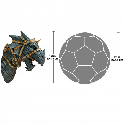 Toscano - War Dragon Gothic Wall Sculpture