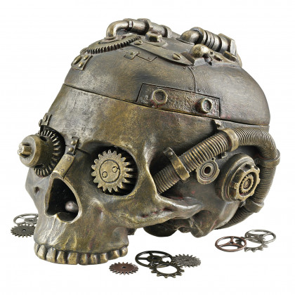 Toscano - Steampunk Skull Containment Vessel