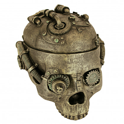 Toscano - Steampunk Skull Containment Vessel