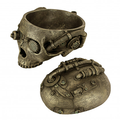 Toscano - Steampunk Skull Containment Vessel
