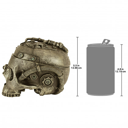 Toscano - Steampunk Skull Containment Vessel