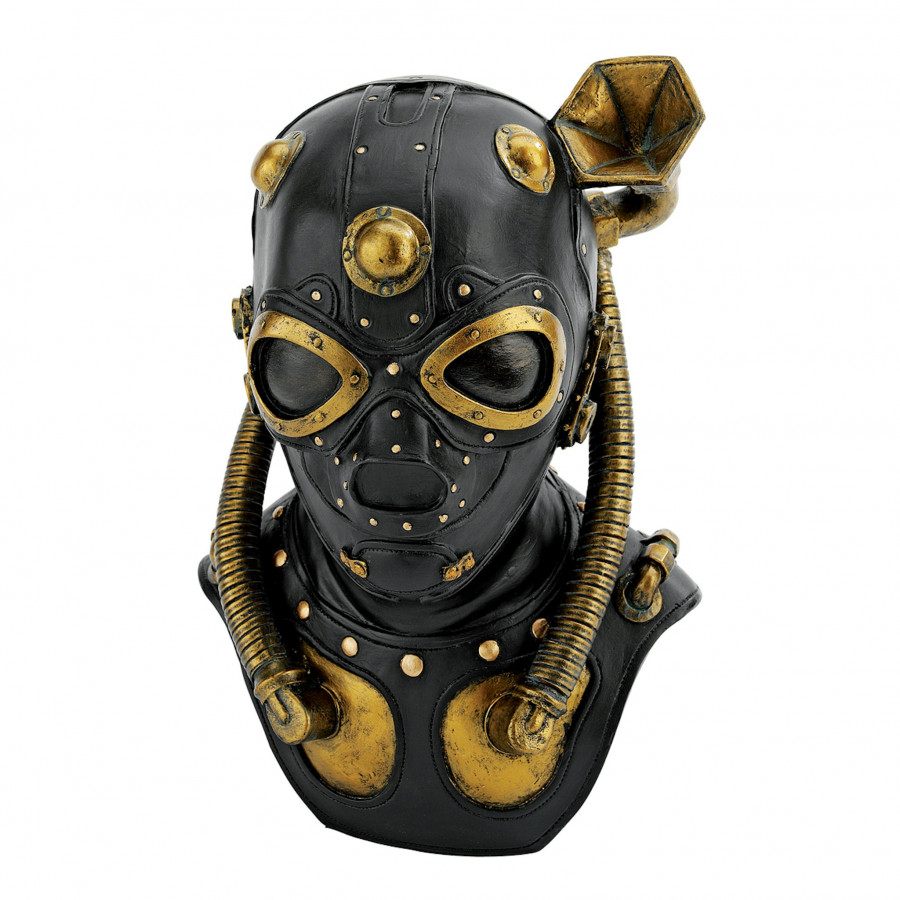 Toscano - Steampunk Apocalypse Gas Mask Statue