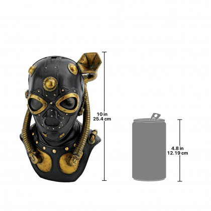 Toscano - Steampunk Apocalypse Gas Mask Statue
