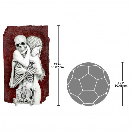 Toscano - Flesh and Bone Skeleton Wall Sculpture