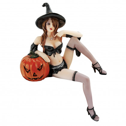 Toscano - Halloween Temptress Witch Shelf Sitter Statue