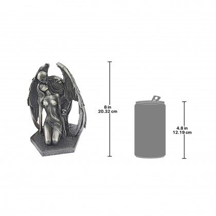 Toscano - Kiss of Death Winged Skeleton Statue
