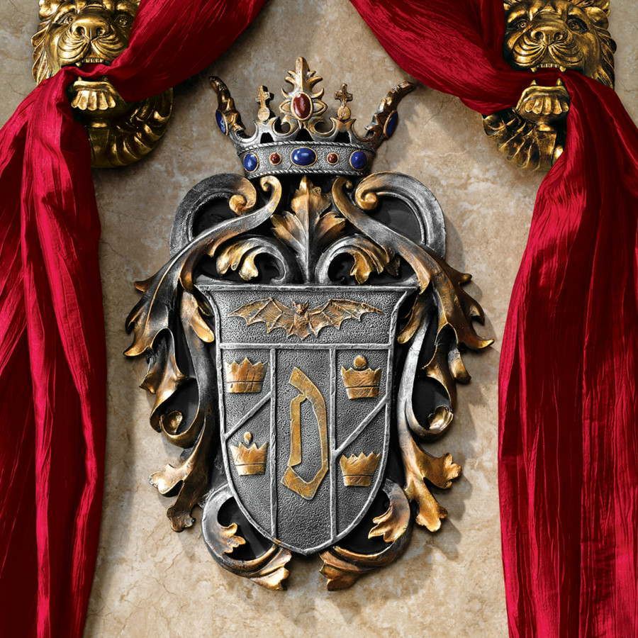 Toscano - Count Dracula Coat of Arms Wall Sculpture