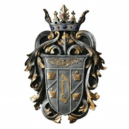 Toscano - Count Dracula Coat of Arms Wall Sculpture